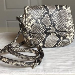 Snake print Michael Kors crossbody bag